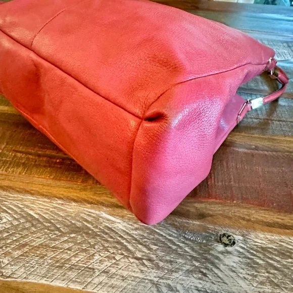 🌺C O A C H shoulder bag Rose Pink leather Great condition !!🌺 - Picture 10 of 16